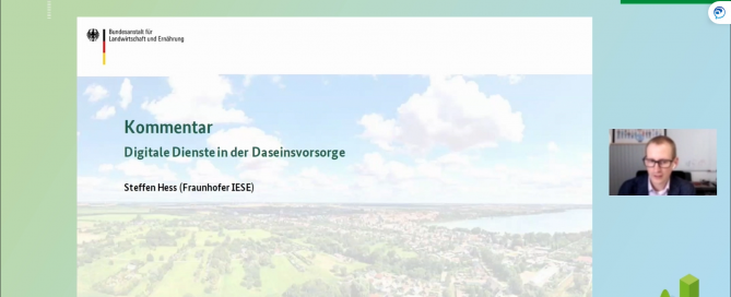 Präsentationsfolie zum Modellvorhaben mit unserem Projektleiter