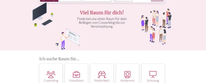 Startseite der Lösun LandRäume